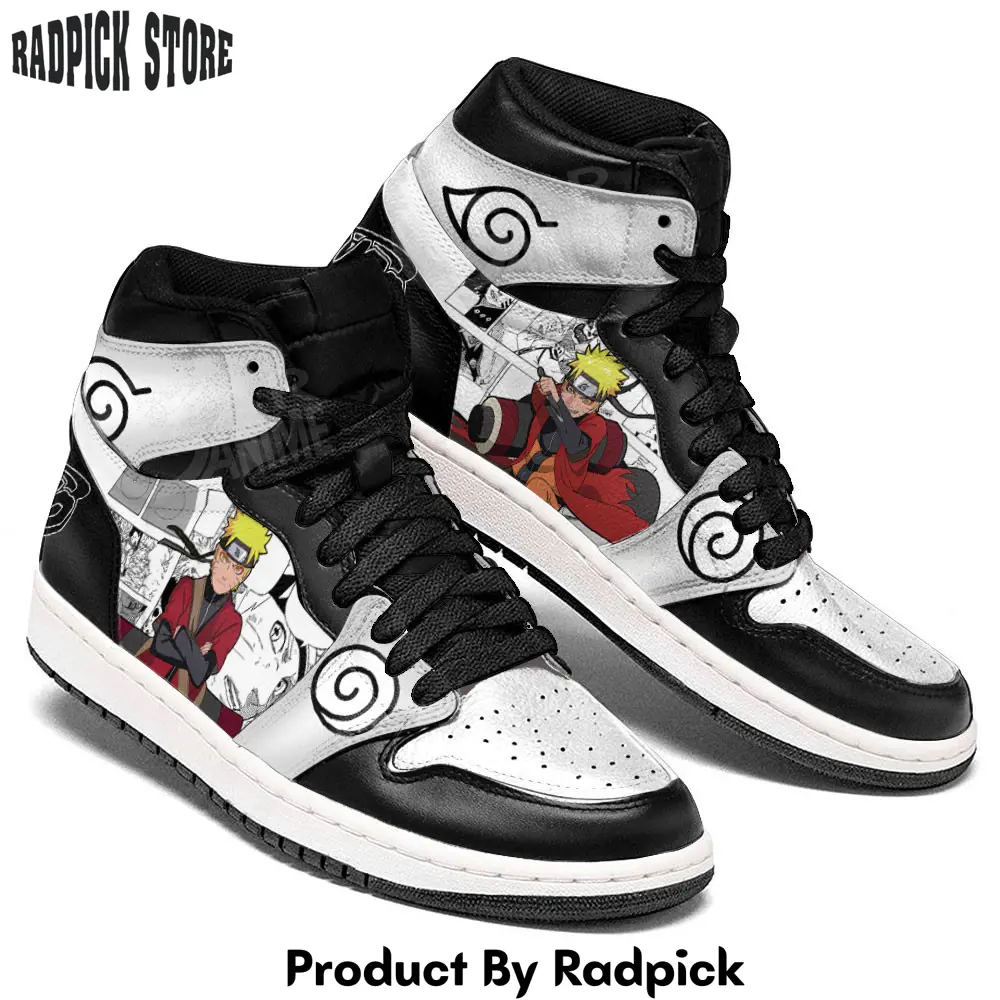 Uzumaki sage air jordan high top sneakers anime mv08  rp0354485
